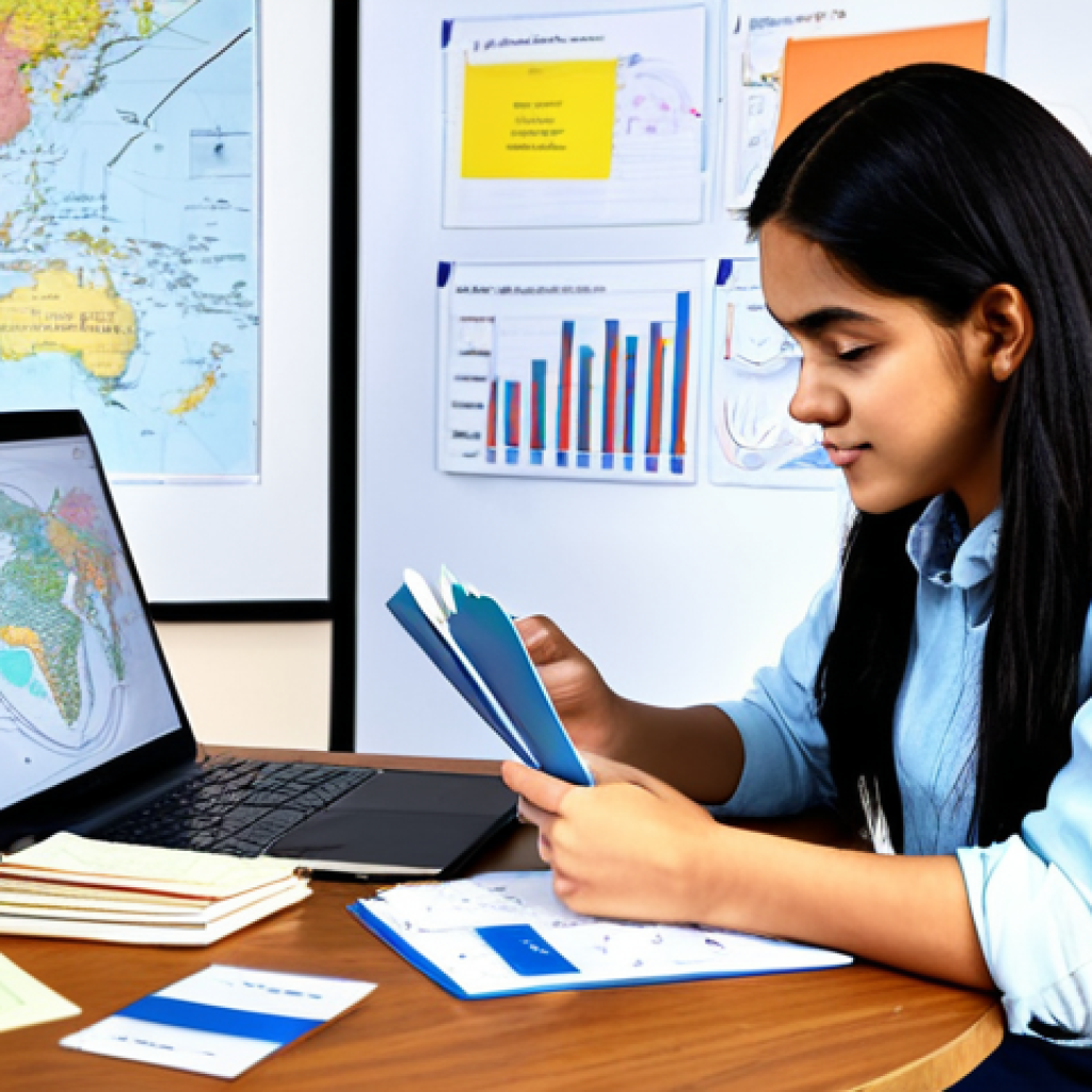 Study Session with Map and Cards**

A student fully clothed in modest casual wear, sitting at a desk covered with textbooks and notes. A colorful mind map is pinned to the wall behind them. Flashcards are scattered on the desk beside a laptop displaying a learning app. The scene is set in a bright, organized study room. Safe for work, appropriate content, perfect anatomy, natural pose, professional, high quality.

**